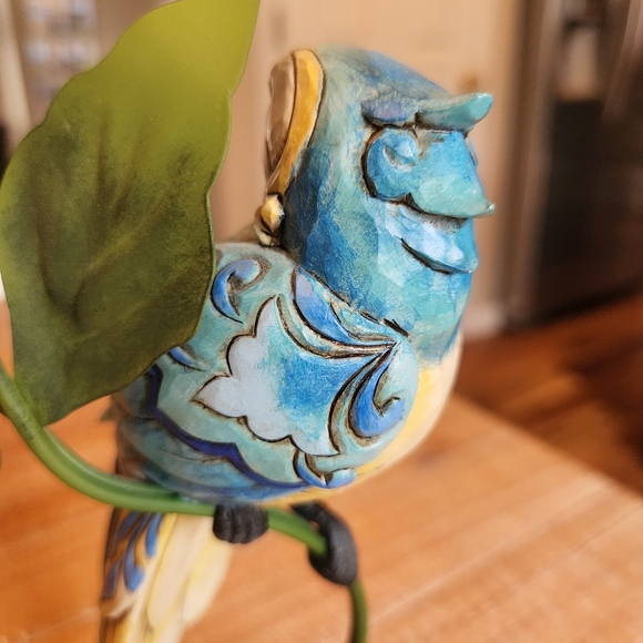 Jim Shore Parrot Pretty Bird 2007 Retired #4009249 Heartwood Creek 8" Tall - Picture 6 of 11